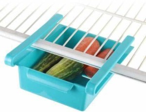 savaan Plastic 4PCS 1500MLFridge Food Storage 4PCS Airtight small storage  box ( PACK OF 8 ) Storage Basket