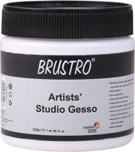 Variety Canvas Pantonic White Gesso for Acrylic Painting, Oil