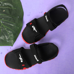 SPACE Space SS 219 ON Sports Stylish Casual sandal Men Black