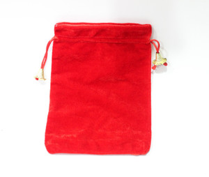 Red velvet sale pouch