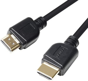 MULTILAND SALES XVI - NHJ - 848 - High Speed 18Gbps V2.0 HDMI Cable Support Ethernet 4K 1.5 m HDMI Cable(Compatible with LED monitors, HD-ready or full HD, Ultra HD TVs, Grease Black, One Cable)