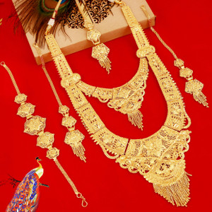 Mansiyaorange alloy jewel set hotsell