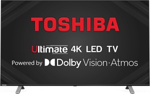 TOSHIBA U50 Series 108 cm (43 inch) Ultra HD (4K) LED Smart VIDAA TV with Dolby Vision & ATMOS