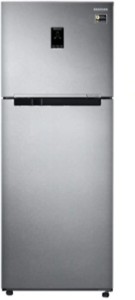 Samsung 415 L Frost Free Double Door 3 Star (2020) Refrigerator(Real Stainless, RT42M553ESL)