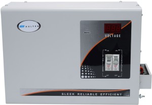 AULTEN ALT-AVR-009 Mainline Voltage Stabilizer with Changeover MCB/Powers all Home Appliances(White)