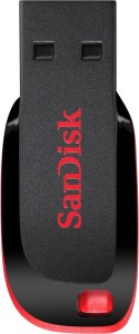 SanDisk curzer blade 32 GB Pen Drive(Black, Red)