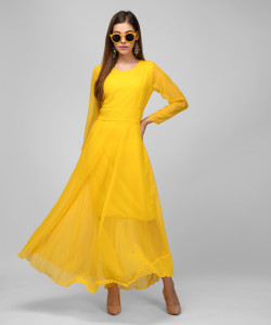 Yellow sales umbrella dress