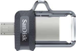 SanDisk SDDD3-0632G-I35 32 GB OTG Drive(Grey, Silver, Type A to Micro USB)