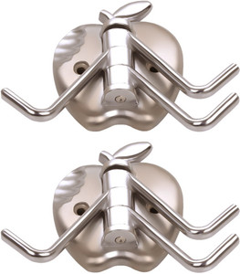 Doyours 2 Set Glossy Steel In Apple Design 3 - Pronged Hook