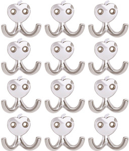 Doyours 12 Set Glossy Steel In Apple Design 2 - Pronged Hook