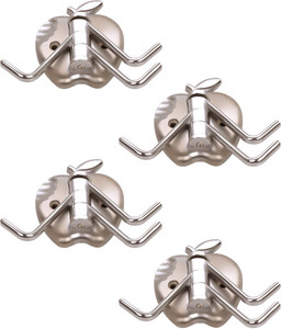 Doyours 4 Set Glossy Steel In Apple Design 3 - Pronged Hook