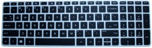 Saco Silicone ChicletProtector Cover Fit for HP Pavilion 15-p205tx Laptop Keyboard Skin