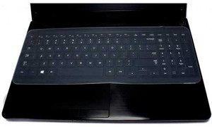Saco Keyboard Protector Silicone Skin Cover for Lenovo G50-80 80E5021EIN 15.6-inch Laptop Transparent