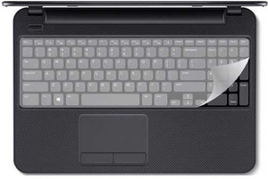 Saco Keyboard Protector Silicone Skin Cover for Lenovo G50-80 80E5021EIN 15.6-inch Laptop Transparent