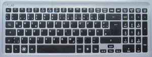 Saco Silicone Chiclet Protector Cover Fit for Acer Aspire V5-572P Laptop Laptop Keyboard Skin