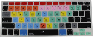 Saco Ableton Live Functional Shortcut Silicone Keyboard Skin Cover for MacBook Air 13 Pro 13 15 17 Retina 13 15 and Wireless keyboard not suit for magic keyboard – Multi color Keyboard Skin