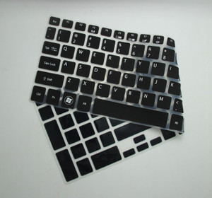 Saco Chiclet Keyboard Skin for Acer Aspire E15 E5-523 15.6-inch (AMD A9-9410/4GB/1TB/Linux/Integrated Graphics), Black Keyboard Skin