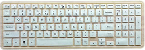 Neon D4 Silicon Rubber Protector cover for Dell Inspiron 15 3000 3551 i3551 series 15.6-inch Laptop Keyboard Skin
