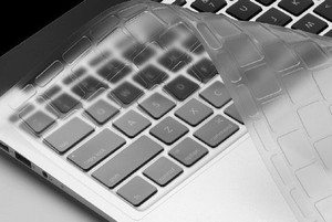 Saco Chiclet Keyboard Skin for Lenovo IdeaPad S410 - Transparent Keyboard Skin