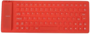 Shrih SH-0192 Wired USB Laptop Keyboard(Red)
