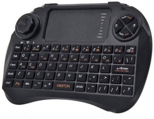 Microware Viboton 2.4GHZ Mini Wireless Keyboard with Touchpad Wireless Gaming Keyboard