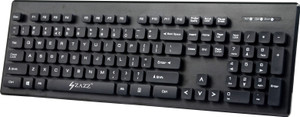 Zazz ZKB0037 Wired USB Laptop Keyboard