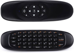 HiTechCart 3D VIRTUAL GAMING AIR FLY MOUSE CUM STYLISH QWERTY Wireless Laptop Keyboard