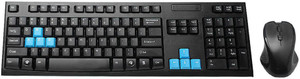 Saturn Retail NewCombo Set For HK 3930 2.4GHz Wireless Keyboard + Optical Mouse Bluetooth Laptop Keyboard