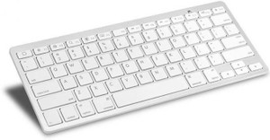 Outre 2.4Ghz Ultra Slim Portable Mute Keys Wireless Bluetooth Tablet Keyboard