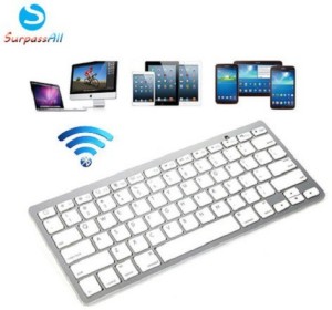 Tuzech Ultrathin Mini Bluetooth Keyboard For All Mobile Phones Bluetooth Laptop Keyboard