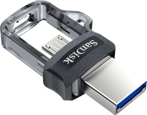 SanDisk SDDD3-32G-I35 32 GB OTG Drive(Grey, Type A to Micro USB)