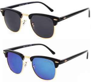 Buy CRIBA Clubmaster Sunglasses Black Blue For Men Women Online