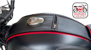 Sahara Seats Leather Scratch Proof Tank Cover Strap Royal Enfield
