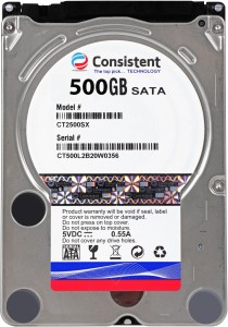 Consistent 2.5 500 GB Laptop Internal Hard Disk Drive (CT2500SX)