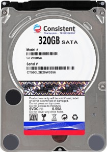 Consistent 2.5 320 GB Laptop Internal Hard Disk Drive (CT2320SX)