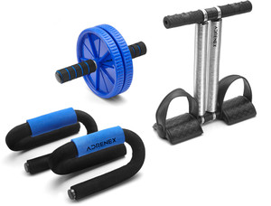 Adrenex by Flipkart Double Spring Tummy Trimmer With Ab Wheel