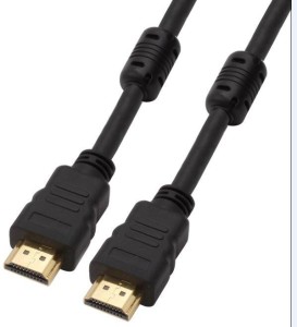Leyden SE-00HC3, HEAVY HDMI 3Meter, 3 M HDMI Filter Cable (Compatible with Mobile, Laptop, Tablet, Mp3, Gaming Device, Black, One Cable) 2 A 3 m PVC HDMI Cable(Compatible with TV, COMPUTER, CAMERA, LAPTOP, MOBILE, Black, One Cable)