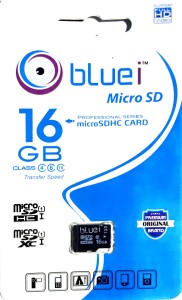 Bluei 2 16 GB MicroSD Card Class 10 98 MB/s  Memory Card