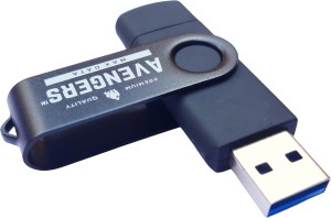 Avengers Max Data AVMO128GB2 128 GB OTG Drive(Black, Type A to Micro USB)