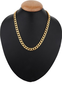 styles creation Stylish Heavy Gold Plated Thick Sachin Chain For