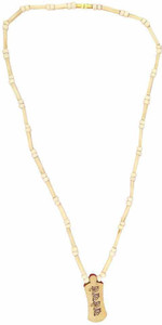 tanishq beads Original Tulsi Kanthi Mala with radhe radhe pendant