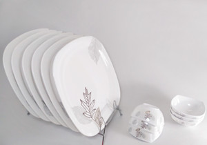 Seven Pi Pack of 12 Melamin Seven Pi 100 Melamine Material Leafy