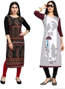 Urban Creation Women Printed A line Kurta Buy Urban Creation
