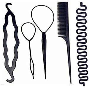 Hair Accessories Women Hair Styling Set Hair Styling Kit Black