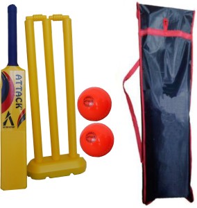 Attack Hard Plastic Cricket kit Set (Size 5)