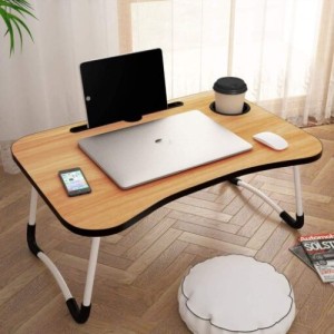 radhe creation Wood Portable Laptop Table