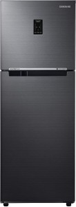 Samsung 253 L Frost Free Double Door 3 Star (2020) Convertible Refrigerator(Black Inox(Black VCM), RT28T3743BS/HL)