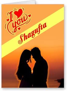 Buy Hot Muggs Simply Love You Shagufta Conical Personalised Name Ceramic,  315ml, 1 Unit Online at Low Prices in India - Amazon.in