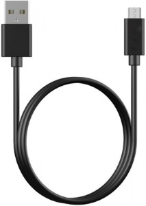Mando Shop M 1.2m Micro USB Cable (Compatible with Android and Other Micro USB Supported Devices) 1.2 m Power Cord(Compatible with Android and Other Micro USB Supported Devices, Black, One Cable)
