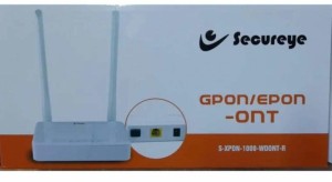 Secureye GPON/EPON-ONT(S-XPON-1000-WDONT-R) 300 Mbps Router(White, Single Band)